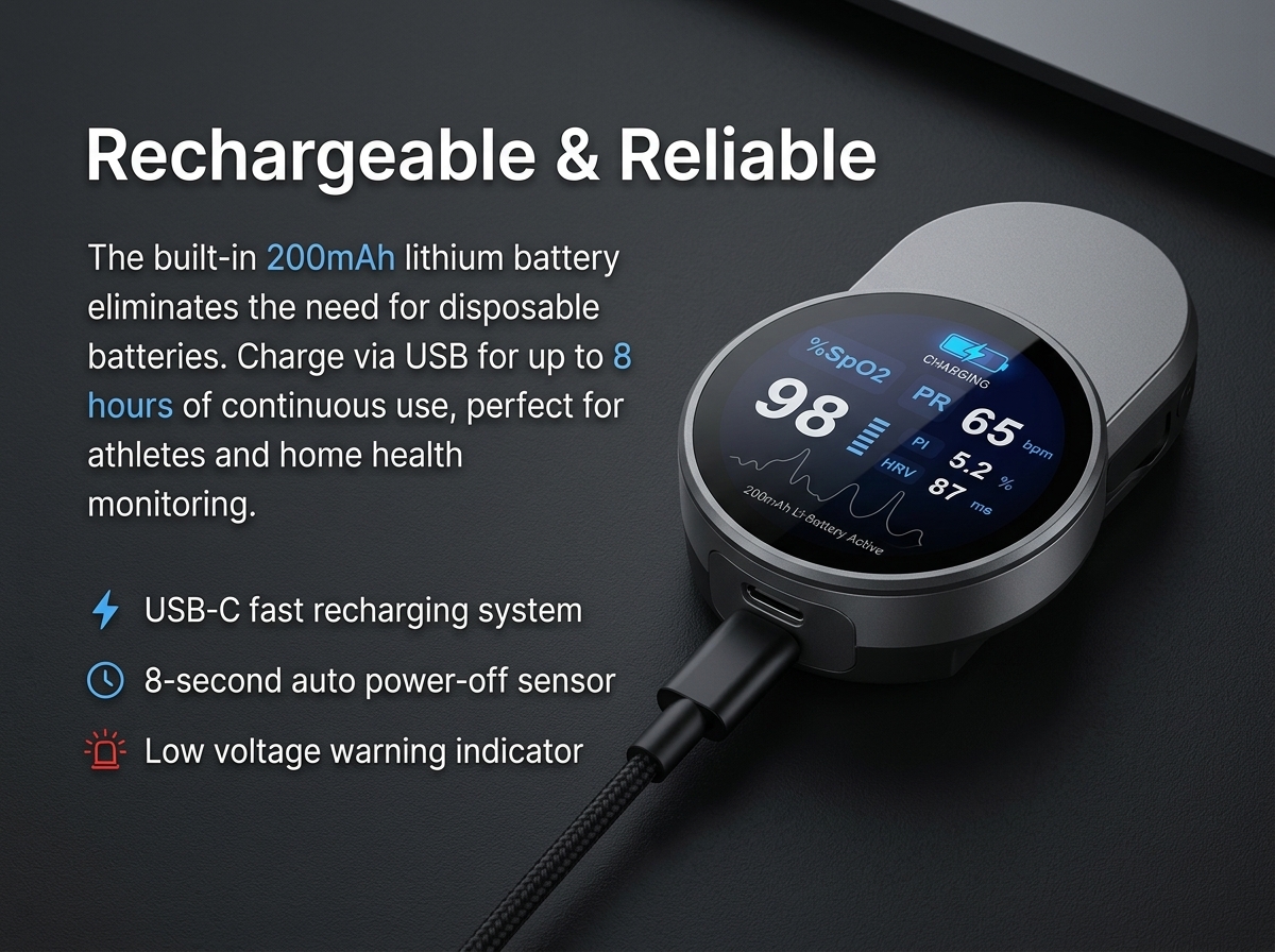 Rechargeable & Always Ready