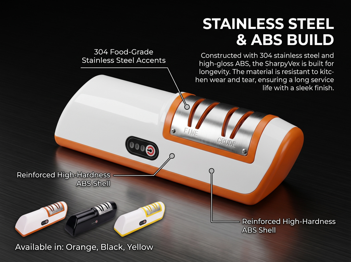 Stainless Steel & ABS Build