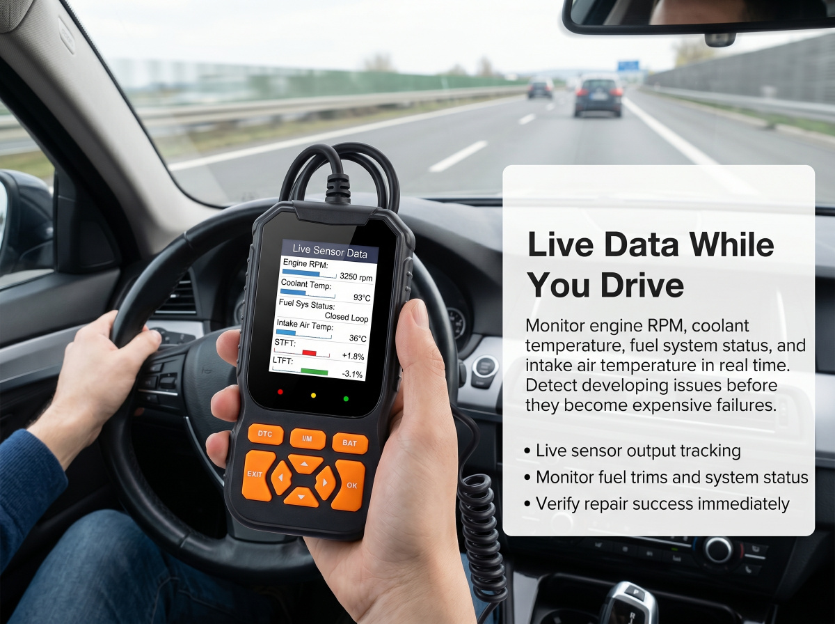 Live Data While You Drive