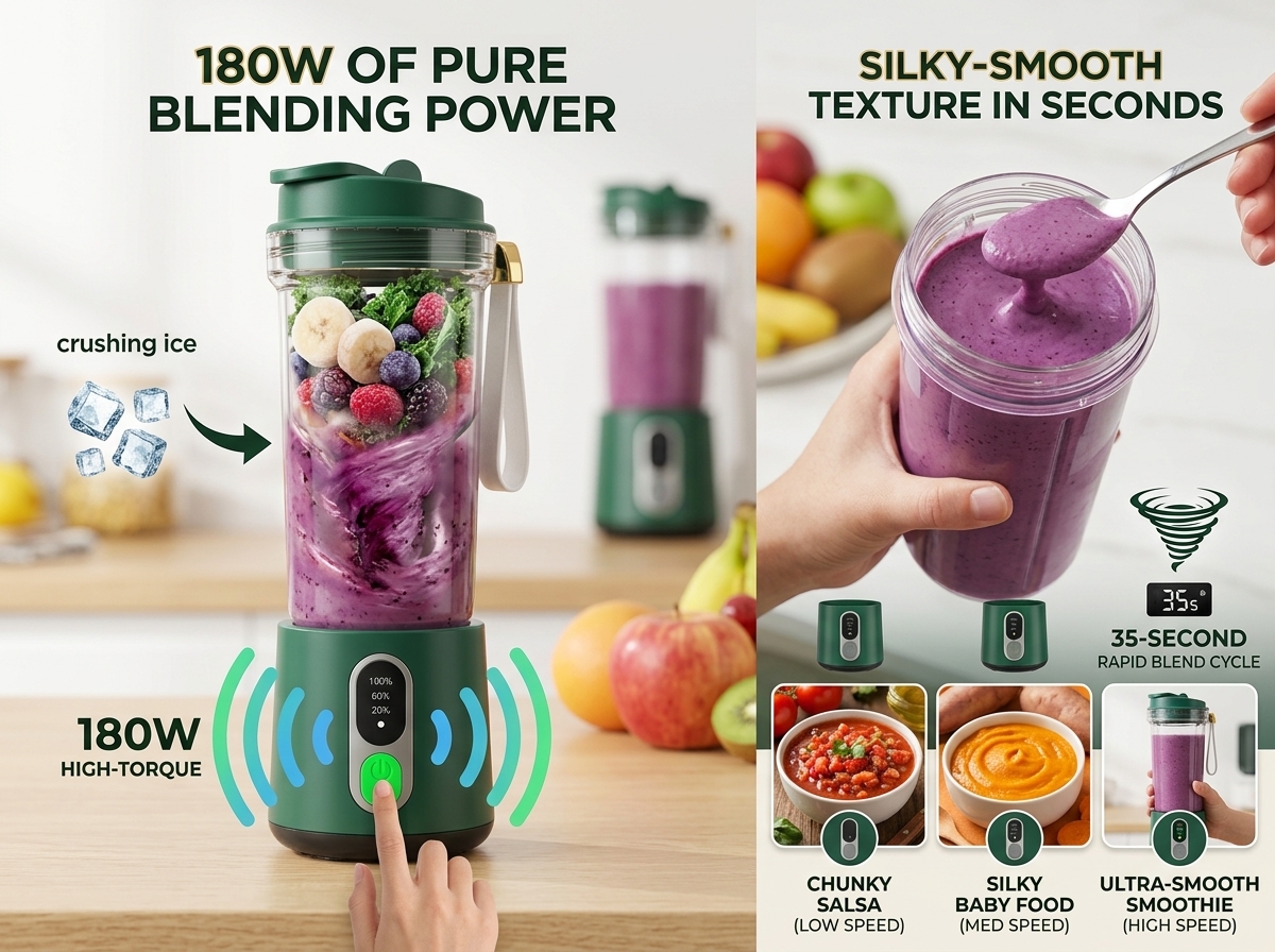 180W Of Pure Blending Power