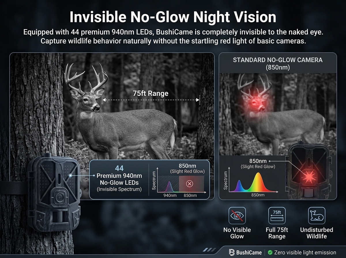 Invisible No-Glow Night Vision