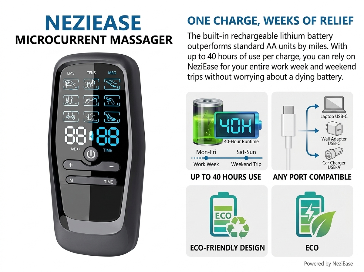One Charge, Weeks of Relief