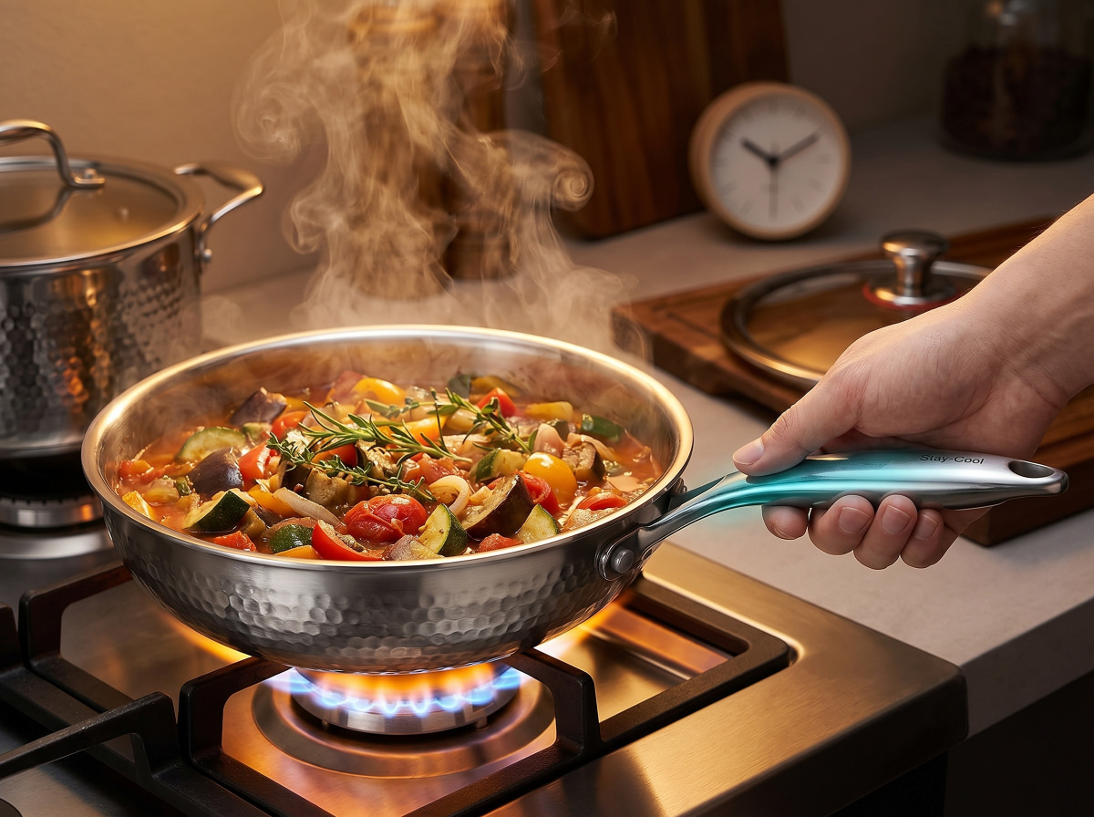 Stay-Cool Ergonomic Handle