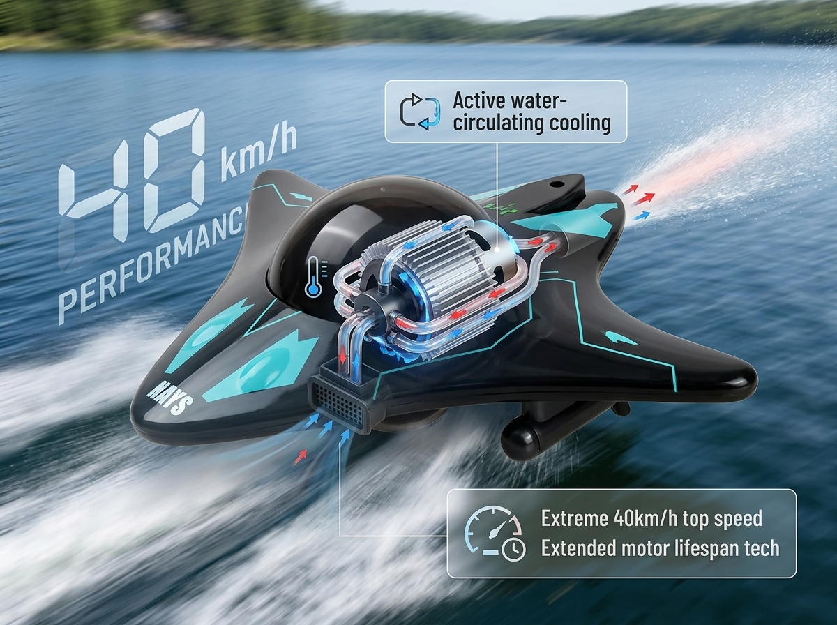Water-Cooled 40km/h Performance