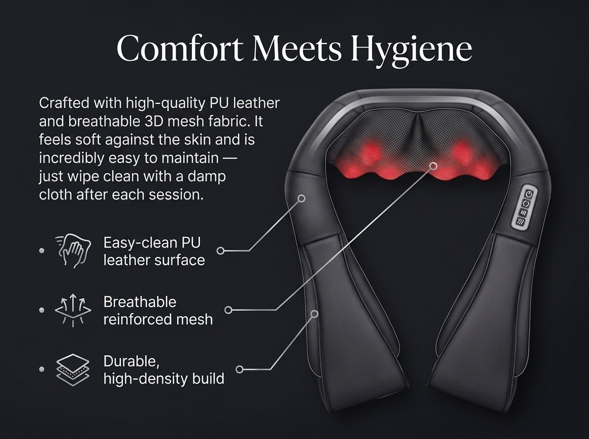 Breathable & Easy to Clean