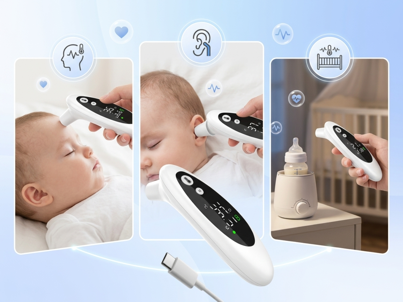 3-in-1 Triple Measurement Modes