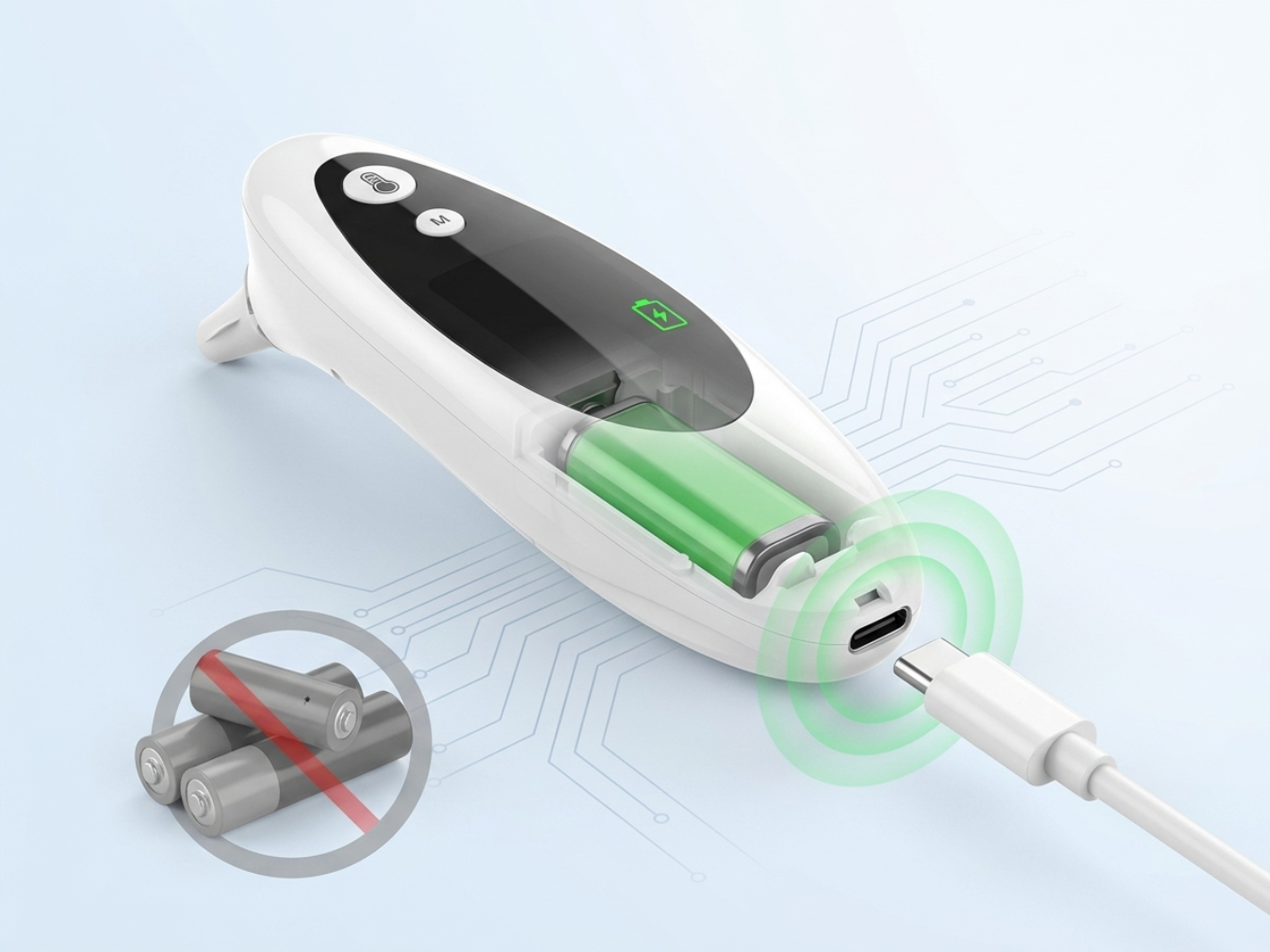 USB-C Rechargeable Lithium Battery