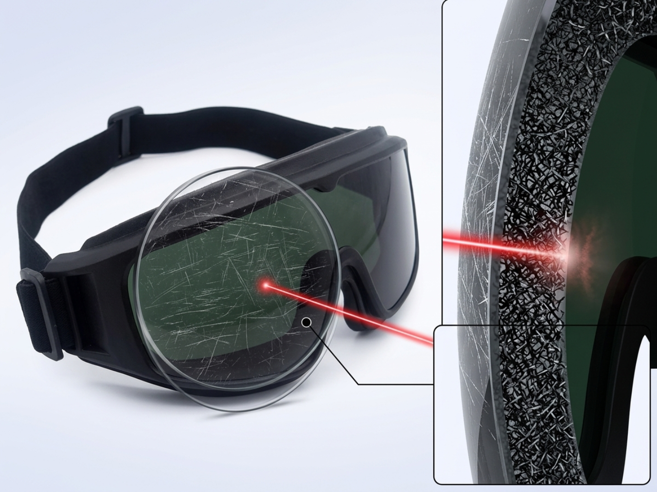 Integrated Absorption Lenses
