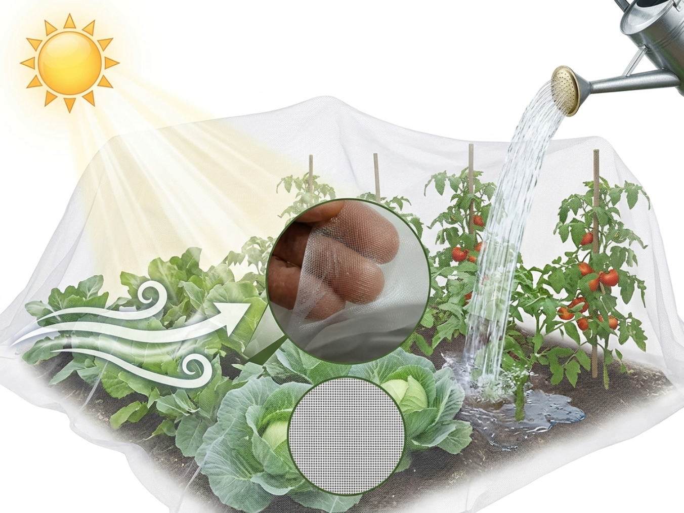 Water & Sunlight Permeable