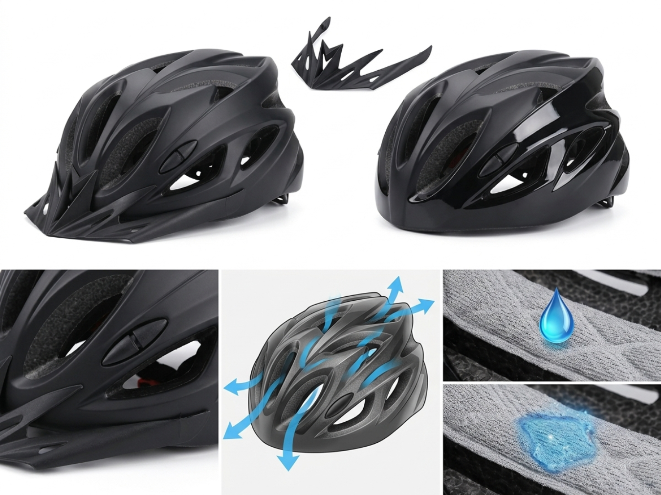 Detachable Sun Shield & Airflow