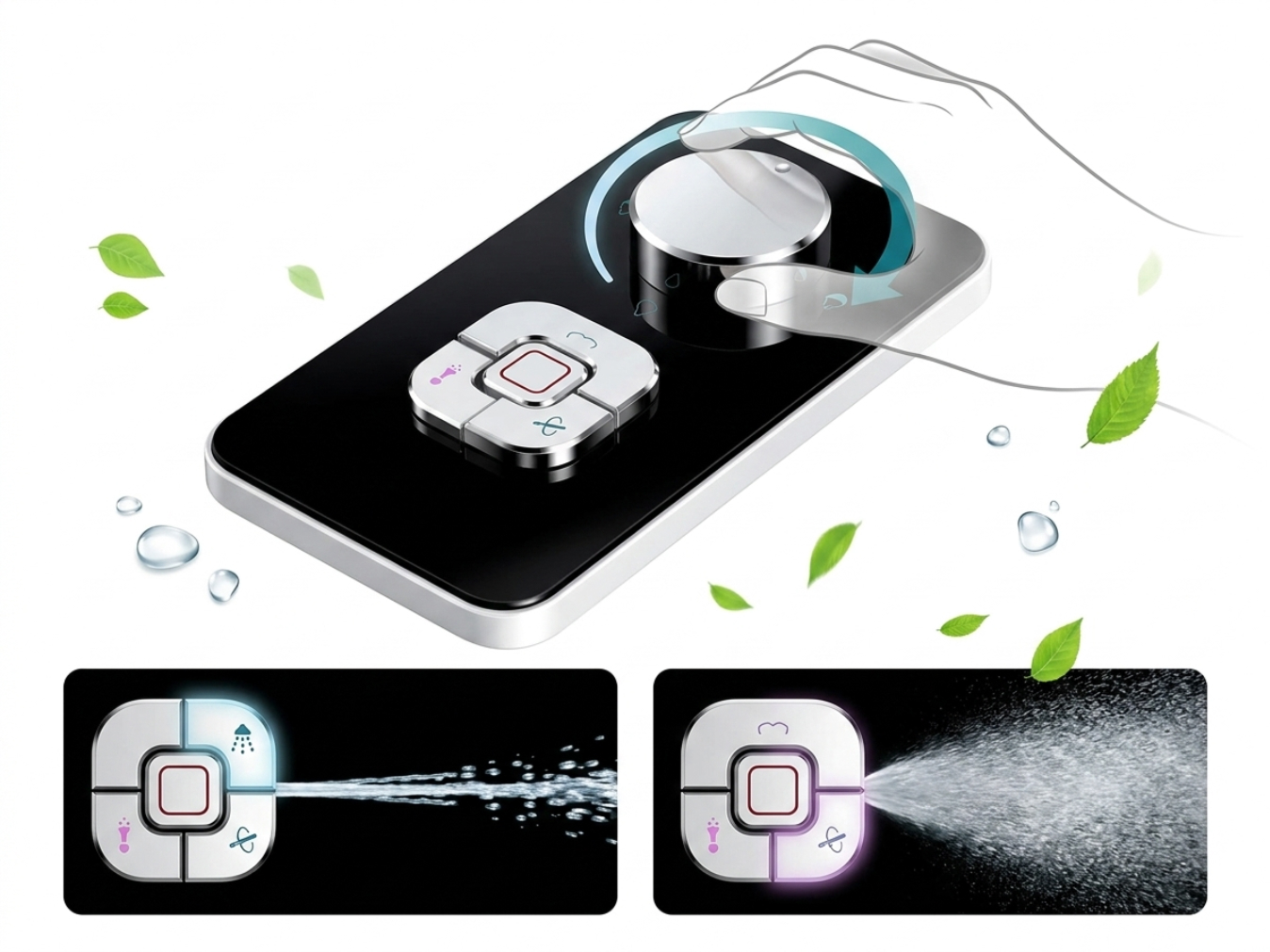Self-Cleaning Nozzle System
