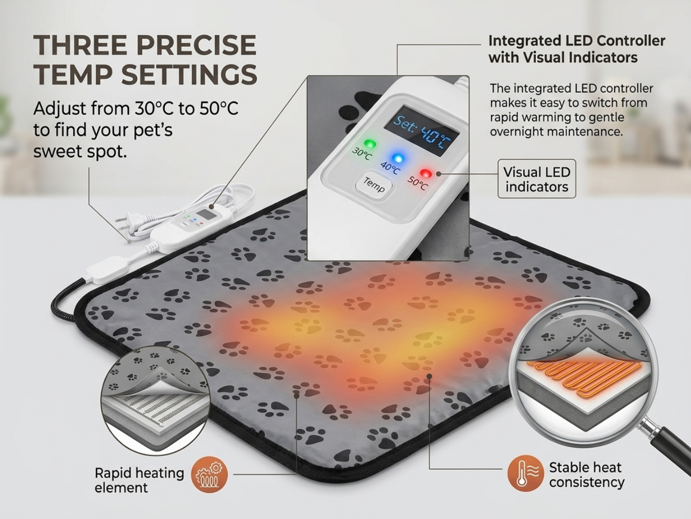 Three Precise Temp Settings