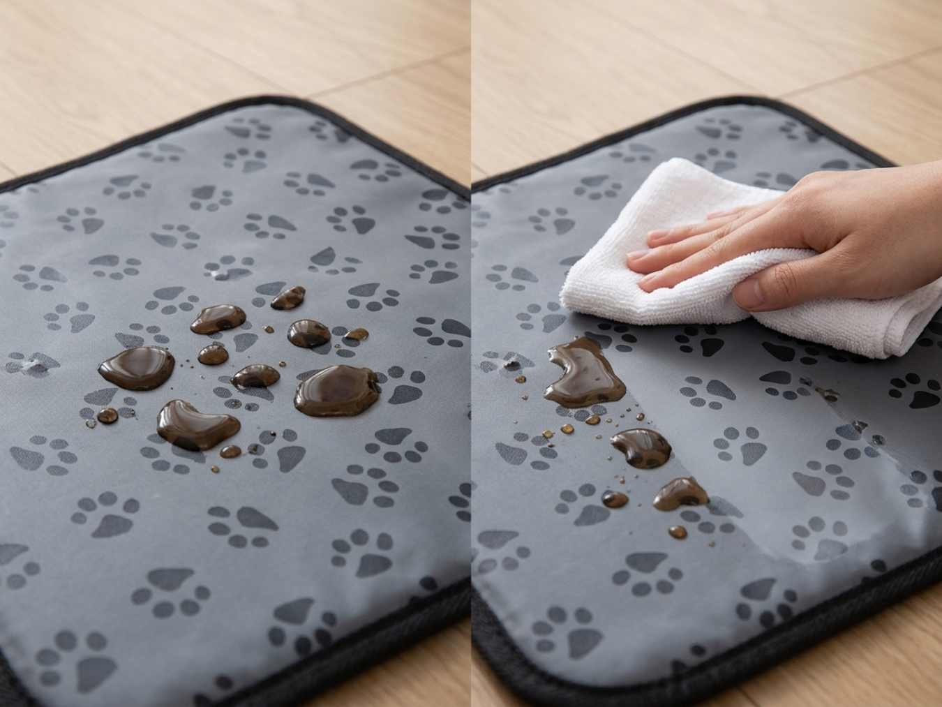 Waterproof PU Wipe-Clean Surface