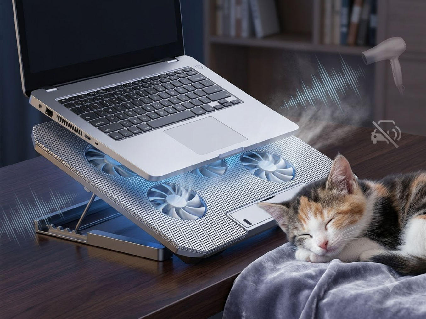 Whisper-Quiet Silent Cooling