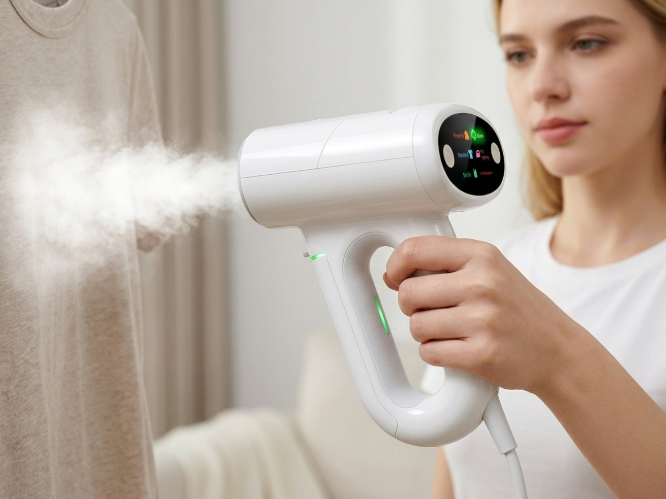 Touch-Activated Steam